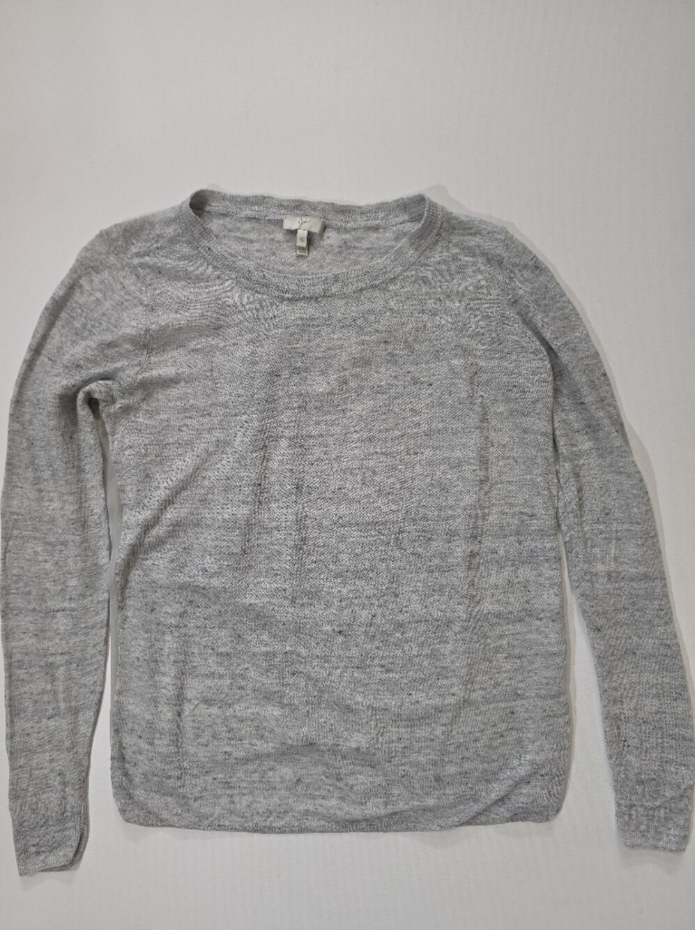 Joie Top Womens Small‎ Grey Half Mesh Cooling Lightweight